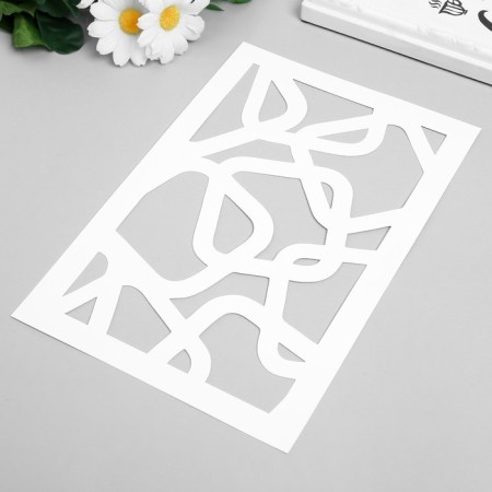 Stencil plastic "Squares" 24x16 cm-1