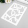 Stencil plastic "Squares" 24x16 cm