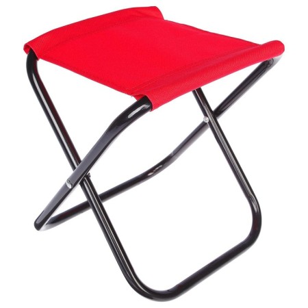 Tourist chair maclay, folding, p. 22x20x25 cm, red color-4