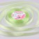 Satin tape, 12 mm × 23 ± 1 m, color light green No. 80