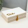 Casket tree with divisions "White Beads" 22.7x15.5x7.3 cm