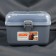 Boxing for storing sewing accessories, with a lid, 21 × 17.7 × 15.4 cm, the color is gray/transparent