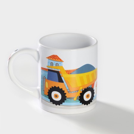 Ceramic mug "Blue Tractor", 240 ml-2
