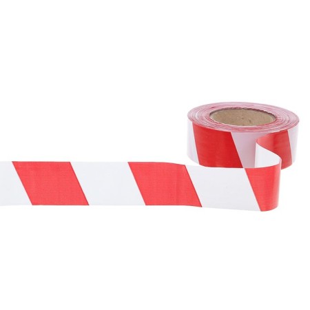 Fencing tape 200 m, red-white, width 5 cm, thickness 50 μm-1