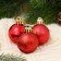 Set of balls plastic D-4 cm, 12 pcs "Andante" red
