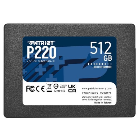 SSD Patriot Sata-III 512GB P220S5125 P220 2.5 "