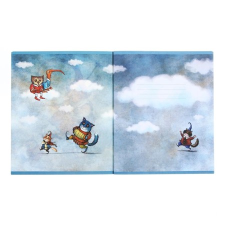Notebook of 48 sheets in the Erichkrause Ceal "Musicians", matte lamination, OFSET BOCom 100%, mix-7