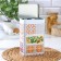 Bank with a lid for bulk products from tin "Italian decor", 2.7 l, d = 9.5 cm, h = 21.5 cm, drawing mix