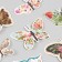 Butterflies cardboard "Flower" set 12 pcs h = 4-10 cm