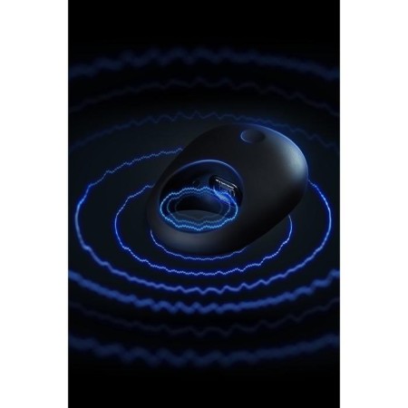 Erective ring on the penis ivita, silicone, black color, 6.5 cm-12