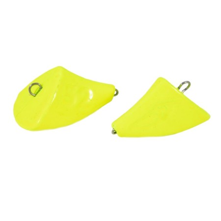 Cargo bullet-exentric painted pissy Yaman 5 pcs., 52 g, yellow-2