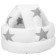 Anti -Manager hat - helmet for children, large stars, white color