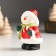 Souvenir Ceramics "Snowman with a wreath/candy" MIX 3.8x3.5x6.5 cm