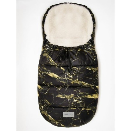 Winter envelope Snowy Baby, height 105 cm, color marble/black-10