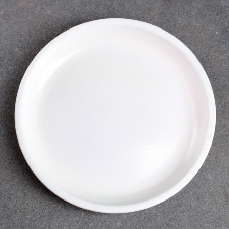 Patron for the pot ceramic white No. 2, diameter 9.5 cm-1