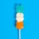 Caramel on a stick "Rabbits", 15 g