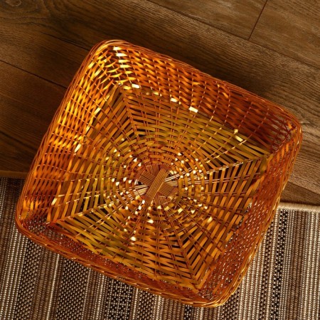 Anisa Fruit basket aluminum, 37x37x7 cm-1