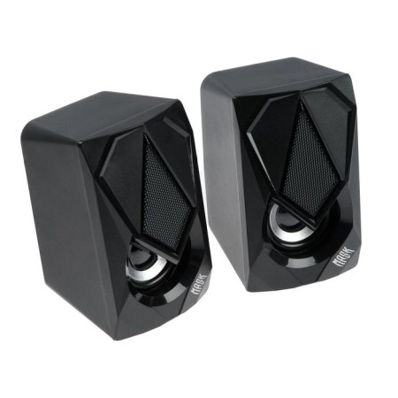 Computer speakers 2.0 Qumo Mask AS004, 2x5 W, USB, RGB backlight, black