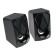 Computer speakers 2.0 Qumo Mask AS004, 2x5 W, USB, RGB backlight, black