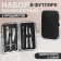 Manicure set, 6 items, in case, black color