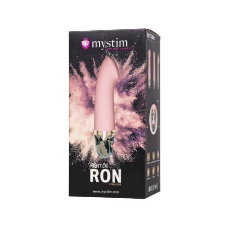 Vibrator Mystim Right on Ron, 16.5 cm, silicone, pink color-10