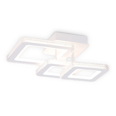 LED ceiling LED Ambrella Acrylica Original FA8877 with a remote control, 62W, LED, white, transparent color