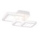 LED ceiling LED Ambrella Acrylica Original FA8877 with a remote control, 62W, LED, white, transparent color