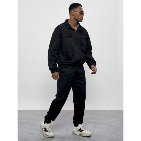 Sports suit men's, size 54, black color-16