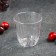 A glass of plastic disposable "Bakkara", 200 ml, transparent