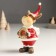 Polystone souvenir "Losik in red caftan and cap, with a golden wreath" 8x6x16.5 cm