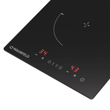 Maunfeld CVCE302EXBK, electric, 2 burners, sensor, black-3