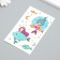 Tattoo on the body color "Mermaids and fish" 7.5x12 cm