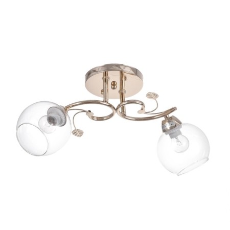Aleste chandelier 2x60W E27 gold 46x15x23cm
