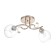 Aleste chandelier 2x60W E27 gold 46x15x23cm