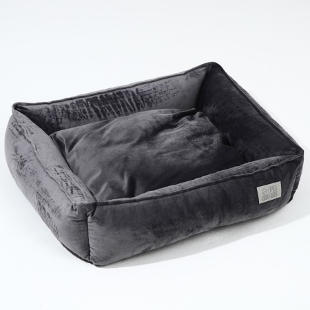 Lynchik for cats and dogs velor Pet Lab, 45 x 40 x 15 cm, gray-2
