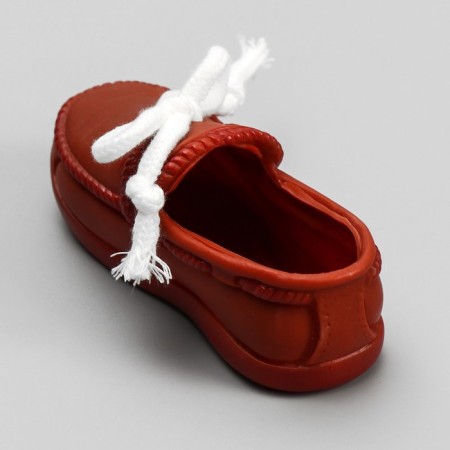 A toy with a rope "Mokasins", 13 cm, dark brown-1