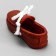 A toy with a rope "Mokasins", 13 cm, dark brown