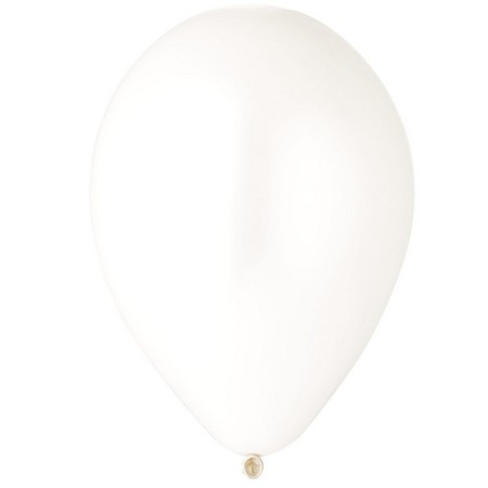 Shar Latex 12 ", pastel, set of 100 pcs., White