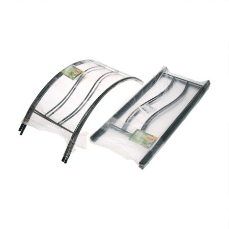 Sadovaya arch, collapsible, 240 × 125 × 36.5 cm, metal, green, "wave"-5