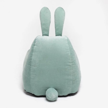 Milk-Milk chair, size 80x90 cm velor, mint color-3