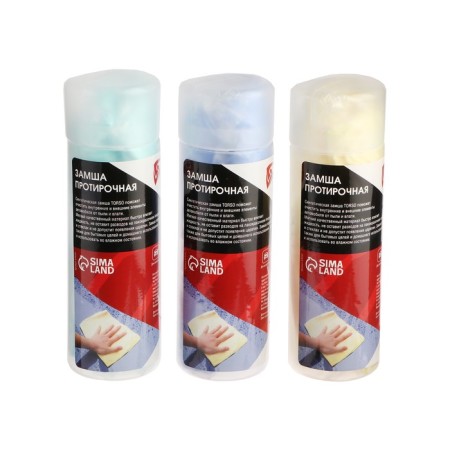 Wiper suede Torso 43 × 66 cm in a tube, mix-6