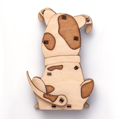 Wooden designer Drovo "Puppy Druzhok"-6