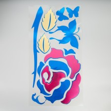 Interior mirror sticker 