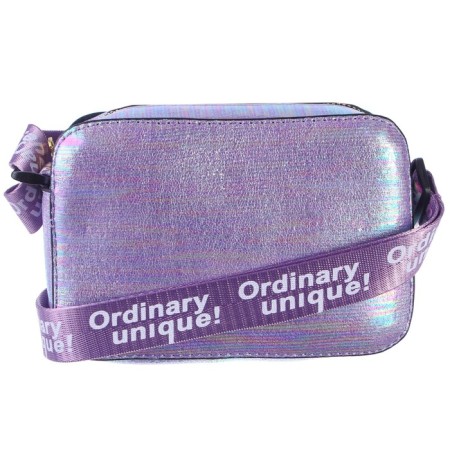 Children's bag with lightning, 6x11x13 cm, adjustable belt, purple mix-10