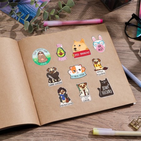 Stickers Stickers "Fun!", 7 × 7 cm-2