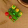 Set for the development of the logic "Mushrooms", 9 pcs 3-5 cm, board 12x12 cm