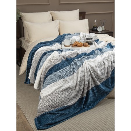 Texrepublic blanket, size 150x200 cm, blue color-8