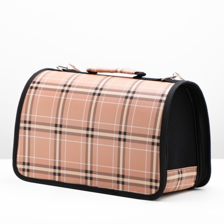 Bag - Animal Carriage "Cell", pink, size S, 37 x 20x 24 cm-2