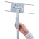 Mop holder, under pockets, 60 cm