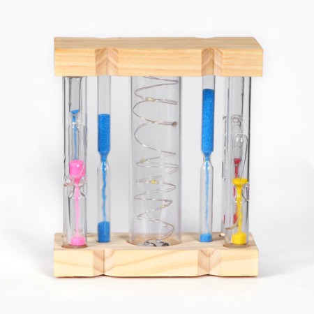 Sanding clock "Shine", souvenir, with backlight, 13.5 x 11 cm
